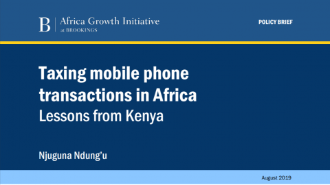 Paper Cover Taxi Mobile Transactions in Africa